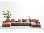 Set Di Divani Imbottiti Angolari Divano Angolare Divano A L In Tessuto Divano Moderno Divano Grigio