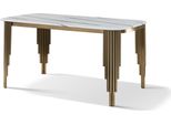 Tavolo Da Pranzo Design Tavolo In Acciaio Inox Moderno Sala Da Pranzo Soggiorno Cucina Tavoli 140X80