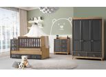 Mobili Eleganti Per La Camera Dei Bambini Camera Dei Bambini Letto Per Bambini In Legno Grigio Set 3 Pezzi