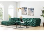Divano Angolare Divano A L Divano Design Divano Imbottito Tessile Nuovo Set Angolare Verde