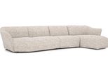 Modern Ecksofa L-Form Weiß Polstermöbel Wohnzimmer Einrichtung