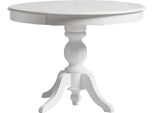Tavolo Da Pranzo Rotondo Tavolo Da Pranzo Allungabile Tavolo In Legno Bianco