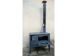 Outdoor-Küchenherd Holzofen Terrassenofen GARTENofen Pizzaofen+Rauchgasleitung+Zubehör Komplett-Set