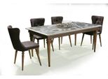Tavolo Da Pranzo Tavolo Legno 180X100 Sala Da Pranzo Marrone Tavoli Da Pranzo Tavoli Mobili Nuovo