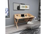 Scrivania Moderna In Marrone Chiaro Scrivanie Chic Scrivanie Di Lusso In Legno
