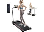 Tapis Roulant Vevor Sotto La Scrivania, Tapis Roulant Da Lavoro, Tapis Roulant Pieghevole Con Portata Di 120 Kg, Tapis Roulant Portatile 2 In 1 Con 2,5 Hp, Telecomando A Manubrio Display A Led 1-12 Km/H