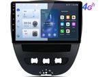 Autoradio Carplay Android13 4+64G Per Peugeot 107 2005-2014 4GSIM Bt Wifi Dab+ Swc 8Core 1280*720P