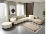 Divano Angolare Bianco Mobili Da Salotto Moderni Divano Di Design Divano Tessile 2 Pezzi