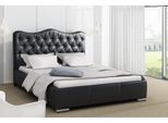 Struttura Letto Letto Matrimoniale Letto Matrimoniale Letto Moderno Letto Imbottito In Ecopelle Letto Matrimoniale Nero
