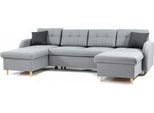 Divano Angolare In Tessuto Per La Zona Giorno Letto A U Funzione Divano Design Imbottitura Tessile Angolare