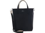 Lacoste Borsetta Borsa A Tracolla Anna Z Vertical Shopping Bag Noir Krema Nero