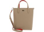 Lacoste Borsetta Borsa A Tracolla Anna Z Vertical Shopping Bag Viennois Grenadine Marrone Chiaro