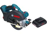 Bosch Gkm 18V-50 Sega Circolare Professionale A Batteria Per Metalli 18 V 136 Mm Brushless + 1X Batteria Ricaricabile Procore 4,0 Ah - Senza Caricabatterie