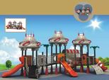 Parco Giochi Per Bambini A Forma Di Robot Torre Di Gioco Scivolo All'aperto