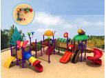 Torre Di Gioco Scivolo Torre Di Arrampicata Casetta Di Plastica Campi Da Gioco All'aperto Per Bambini
