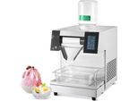 Kommerzielle Schneeflocken-Eismaschine - 260 kg/24 h - Eisrasierer aus Edelstahl - Hochleistungs-Eismaschine für Gastronomie - Softeis und Speiseeis