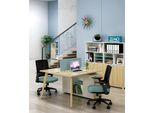 Scrivania Tavolo Workstation 2 Postazioni Di Lavoro Tavoli Da Banco In Legno Mobili Da Ufficio