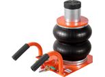 Martinetto Pneumatico 3T - Air Jack Double Bag - Dispositivo Di Sollevamento Portatile Per Suv E Pick-Up - Nero