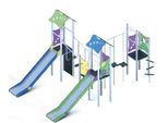 Parco Giochi Scivolo Parco Giochi Arrampicata Parco Giochi Per Bambini Parco Ricreativo