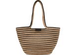 Marc O'polo Borsa Shopper Jonna Shopper Black / Nature Marrone Chiaro Nero