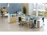 Call Center 4 Postazioni Di Lavoro Scrivania Mobili Per Ufficio Attrezzature Tavolo