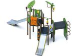 Parco Giochi Parco Giochi Avventuroso Parco Giochi Nella Foresta Struttura Di Arrampicata Area Di Esercizio
