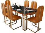 Tavolo Da Pranzo Imitazione Marmo Tavoli Da Pranzo Tavoli Sala Da Pranzo Tavoli Tavolo Design Acciaio Inox Mobili