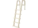 Scala Per Piscina A 5 Gradini - 2 Corrimano Ingresso Piscina - Portata 136 Kg - Per Piscine Di Altezza 122-137 Cm - Accessorio Ideale Per Piscina