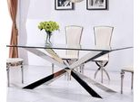 Lusso Tavolo Design Sala Da Pranzo 180X90Cm Tavoli Da Pranzo Vetro Mobili Design Tavoli Nuovo