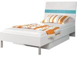 Letti Letto Per Bambini Camera Dei Bambini Letto Per Bambini Mobili Letto Per Bambini Legno Turchese Lucido Nuovo