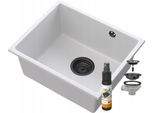 Manado Bianco Lavabo Sottopiano Nero 50