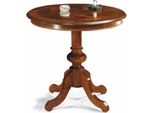 Casa Padrino Tavolo Da Pranzo Barocco Marrone Ø 80 Cm - Mobili Barocchi - Italy