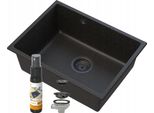 Manado Oro Lavabo Sottopiano Nero 60