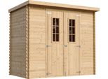 Casa Di Legno Casa Da Giardino Con Pavimento Impregnato 2,63 M2 Timbela M310C+M310G
