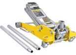 Vevor Martinetto Di Manovra Idraulico Martinetto A Basso Profilo Da 3 T, Robusto Martinetto Idraulico In Alluminio Martinetto Idraulico Con Pompa Di Sollevamento Rapido A Doppio Pistone, Giallo 93-465 Mm