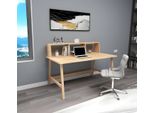Scrivania Marrone Chiaro Mobili Da Ufficio Robusti Scrivanie In Legno Di Design