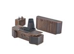 Set Da Studio Tavolo Da Ufficio Sedia Da Ufficio Credenza Cassettiera Scrivania