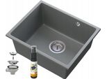 Lavabo Sottopiano Manado Grigio Cromo 50