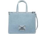 Sansibar Borsetta Borsa A Tracolla Mini Tote Bag Jeans Celeste