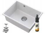 Lavabo Sottopiano Manado Bianco Cromo 60