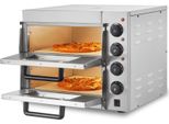 Succebuy Forno Commerciale Da Banco Per Pizza, 14 Pollici, Doppio Piano, Acciaio Inox, Con Pietra E Maniglia, Versatile Per La Cottura In Interni.