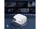 Heimprojektor, tragbarer Full HD Beamer, Bluetooth 5.2, intelligenter Miniprojektor, intelligenter 1080P Kinoprojektor