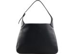 Lacoste Pelle Borsa A Tracolla City Court Hobo Bag Noir Nero