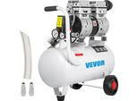 Compressore D'aria Vevor, 5,5 Galloni, Compressore D'aria Oil-Free Ultra-Silenzioso, Serbatoio Da 25 Litri, Compressore D'aria Silenzioso, 750 W, Compressore Oil-Free, Bassa Rumorosità