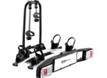 Vevor Portabiciclette Con Aggancio, Portabiciclette Adatto Per Montaggio Da 5 Cm, Portabiciclette Posteriore, Portabiciclette Per 2 Biciclette, Portata Fino A 65 Kg, Adatto Per E-Bike Con Luce Posteriore