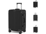 Valigia Voyagoux® Aeon - Valigia - 72L - Chiusura Tsa - Con Ruote - Nero - Struttura In Alluminio