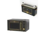 Kaiser Empire M 2530 Em Retro Mikrowelle 25L Mikrowellenherd mit Heißluft Grill 25 Funktionen + Retro-Toaster Kaiser T 4000 Em
