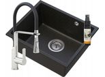 Manado Gold Lavabo Sottopiano Cromo + Rubinetto Vegas