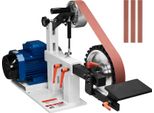Succebuy Levigatrice A Nastro, Lucidatrice A Nastro 72 X 2 Pollici Con Velocità Variabile E Vfd, Lucidatrice E Levigatrice Da 1500 W 2 Hp Dotata Di 3 Stampi Di Levigatura