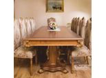 Casa Padrino Tavolo Da Pranzo Barocco Marrone/Oro 310 Cm - Mobili Per Sala Da Pranzo Barocca